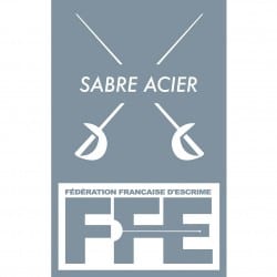 Écusson Sabre acier