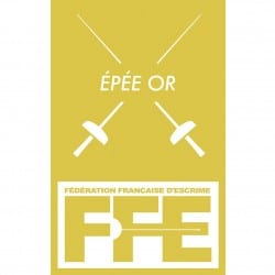 Écusson Epée or