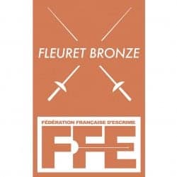 Écusson Fleuret bronze
