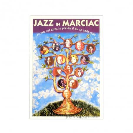 Carte postale "Affiche" Jazz in Marciac 1995