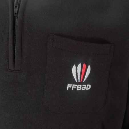 Sweat Badminton Arbitre Noir