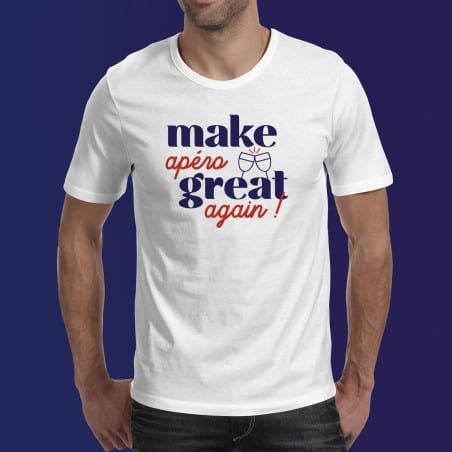 T-shirt blanc Make apéro