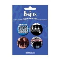 Badges bleus The Beatles