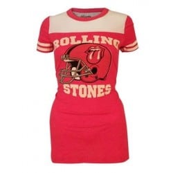 T-shirt femme Rolling Stones Vintage rouge