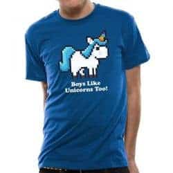 BOYS LIKE UNICORN T SHIRT