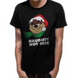 LOONEY TUNES   TAZ NAUGHTY NOT NICE T SHIRT