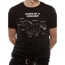 PARTS OF A UNICORN T SHIRT