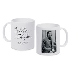 Mug BLANC Frederic Chopin