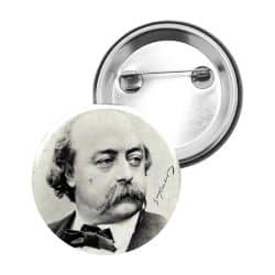 Badge Epingle Gustave Flaubert