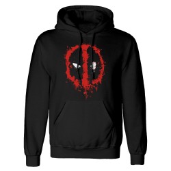 Sweat capuche NOIR Marvel Deadpool - Splat