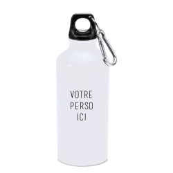Gourde BLANCHE Personnalisable