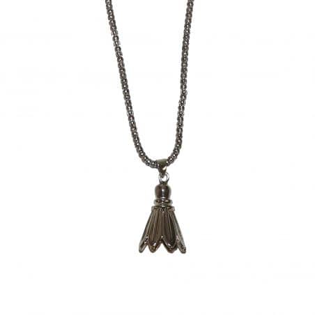 Pendentif Volant 3 cm et chaine boule torsadee
