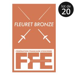 Écusson Epée bronze x20