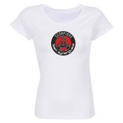 T-shirt Femme Ligue Magnus Blanc Mulhouse Scorpions