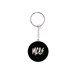 Porte Cles PVC Souple 2D NOIR MCES