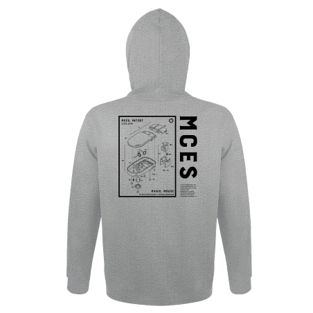 Sweat Capuche GRIS Magic Mousse