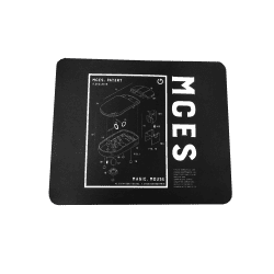 Tapis de Souris Grand Format NOIR Magic Mousse