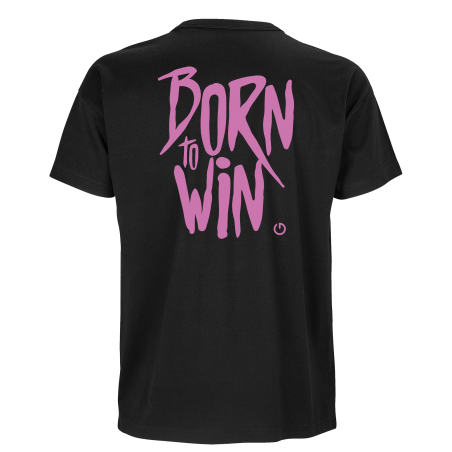 T-shirt NOIR Oversized Born To Win