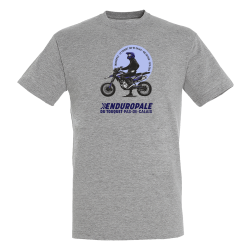 T-shirt Homme Gris Motard