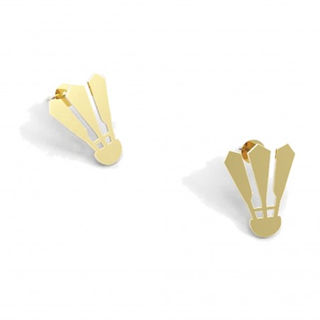 Boucle D'oreilles doré Volant
