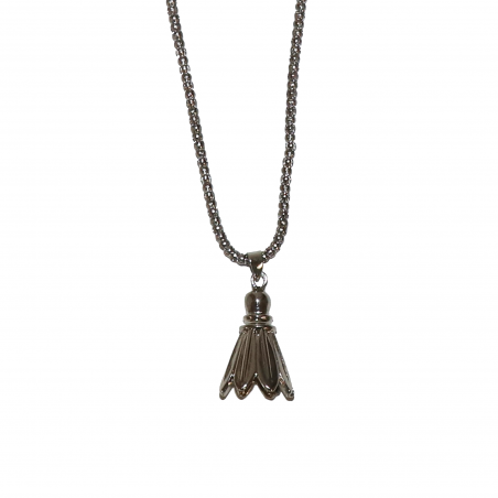 Pendentif Volant 3 cm et chaine boule torsadee