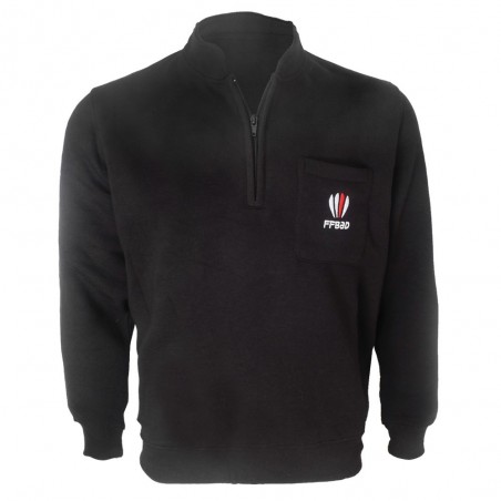Sweat Badminton Arbitre Noir