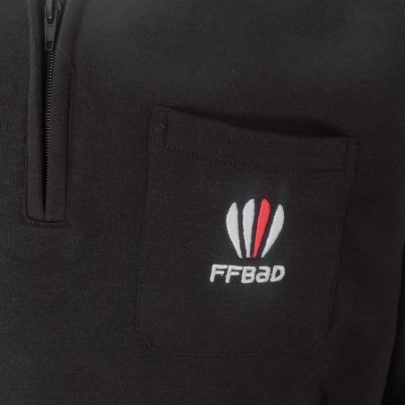 Sweat Badminton Arbitre Noir