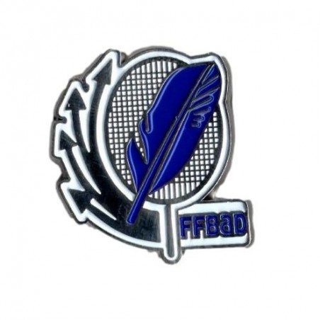 Broche bleue  FF-Badminton