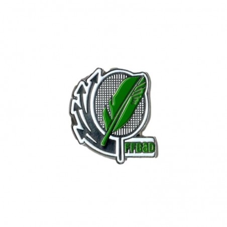 Pack de 10 Broches vertes FF-Badminton