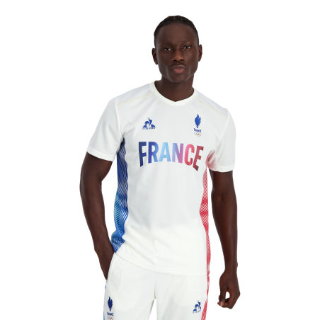 Maillot d'Entraînement Blanc Officiel JO 2024