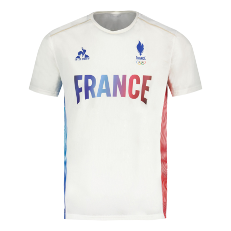 Maillot d'Entraînement Blanc Officiel JO 2024