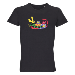 T-shirt Unisexe NOIR Affiche 24