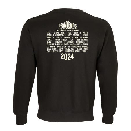 Sweat Capuche NOIR Affiche 24