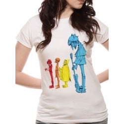 T-shirt femme GORILLAZ Noodle Band