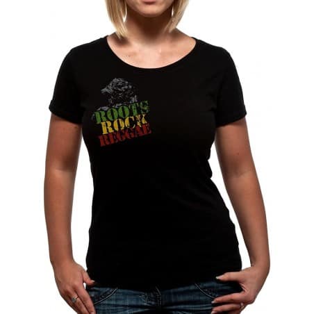 T-shirt femme BOB MARLEY roots rock reggae
