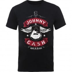 T-shirt Johnny Cash - Winged Guitar