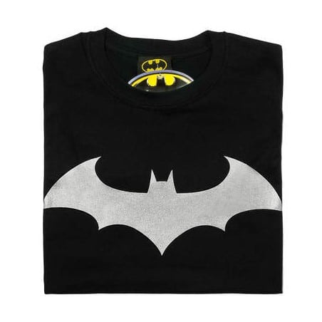 T-shirt Batman - Modern logo silver