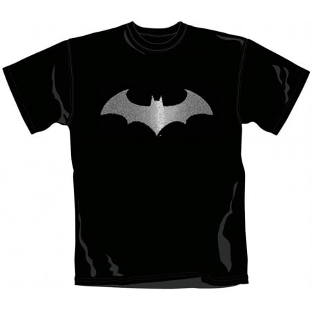 T-shirt Batman - Modern logo silver