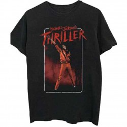 T-shirt Michael Jackson - Thriller White Red Suit