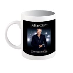 Mug céramique affiche  Tournée des 50 ans ? Julien Clerc